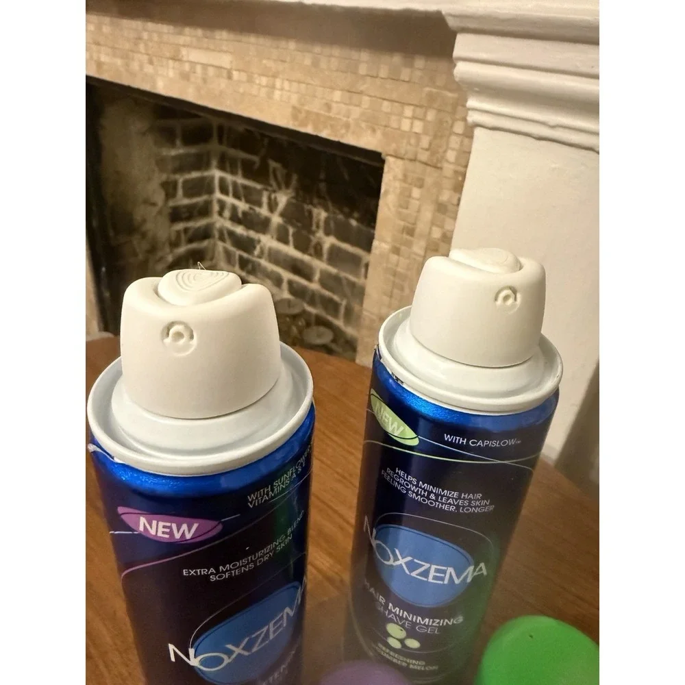 Noxzema Shave Minimizing Gel + Softening Gel 7 oz ea Discontinued Lot Of 2 HTF‎